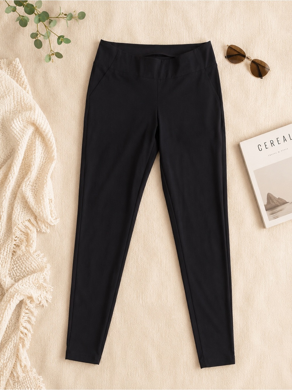 torrid Black Leggings - Classic Plus Size Ponte Stretch